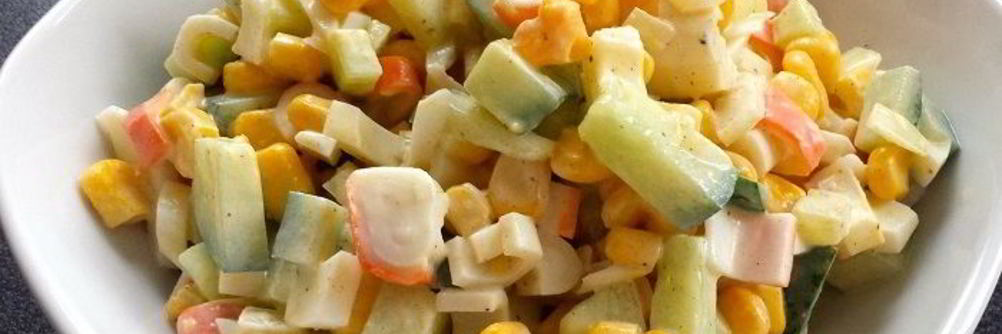 Салат Весенний с крабовыми палочками