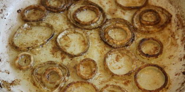 теплый салат со свининой