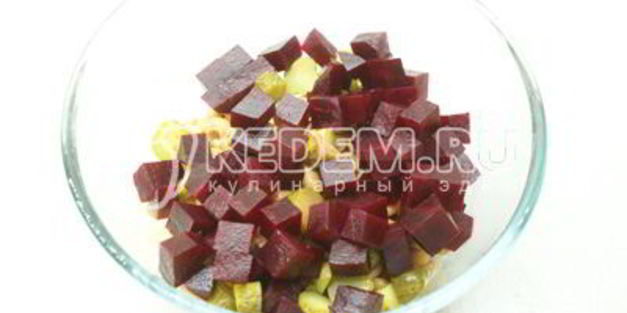 винегрет с фасолью