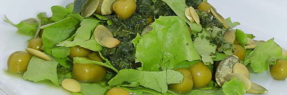 Зеленый салат