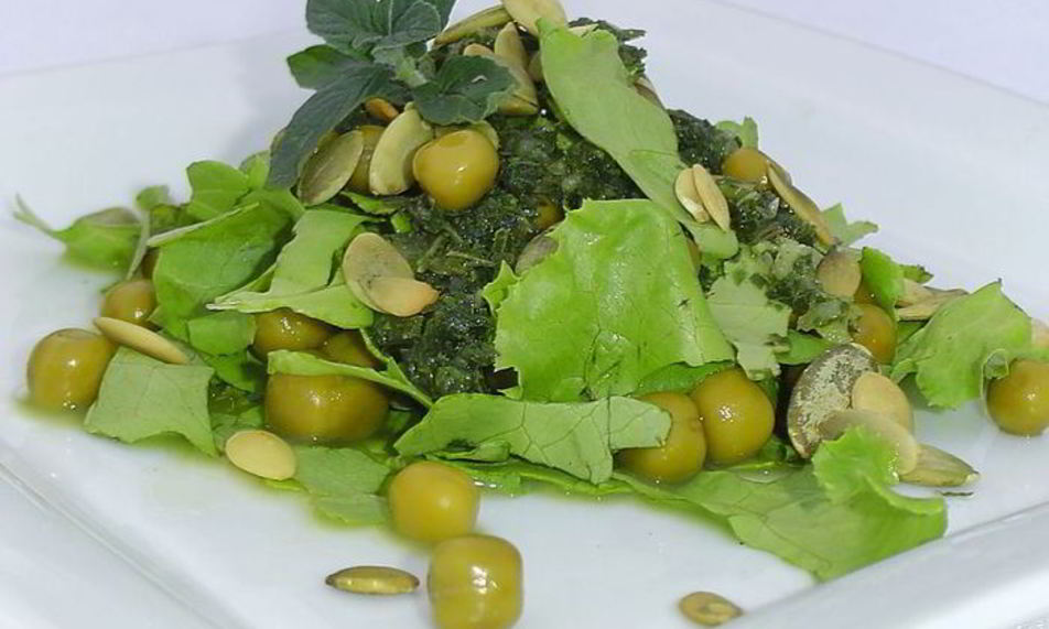 Рецепт зеленый салат