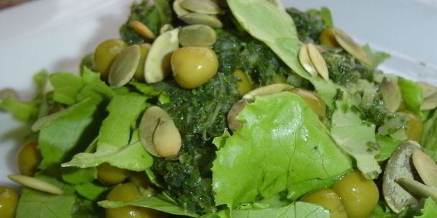 зеленый салат