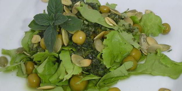 зеленый салат