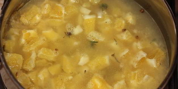 апельсиново-медовый соус с кориандром