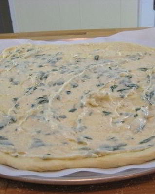 Белый соус для пиццы