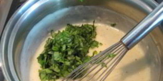 белый соус для пиццы