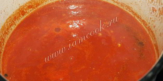 домашний томатный соус