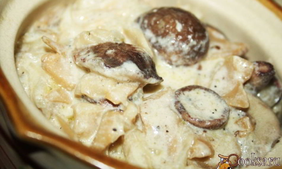 Рецепт грибной соус к картошечке