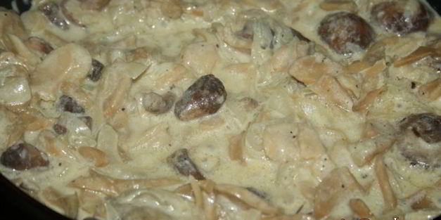 грибной соус к картошечке