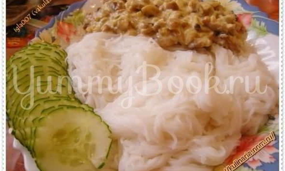 Рецепт грибной соус с баклажанами