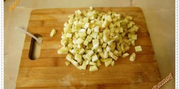 грибной соус с баклажанами