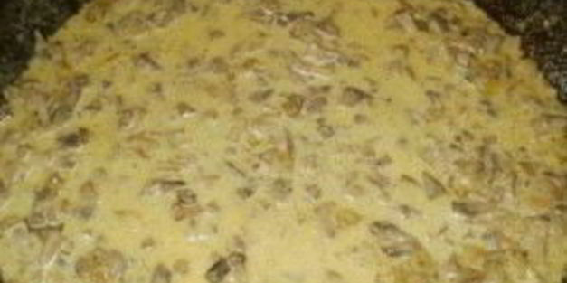 грибной соус со сливками