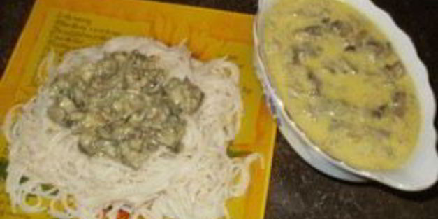 грибной соус со сливками