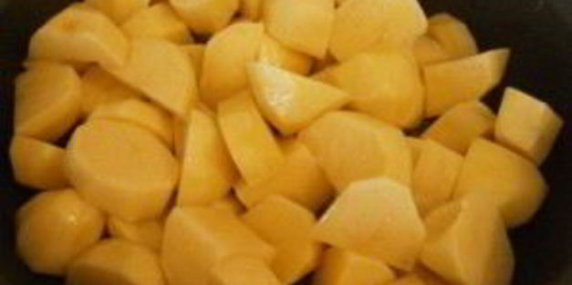 картофельный соус с курицей