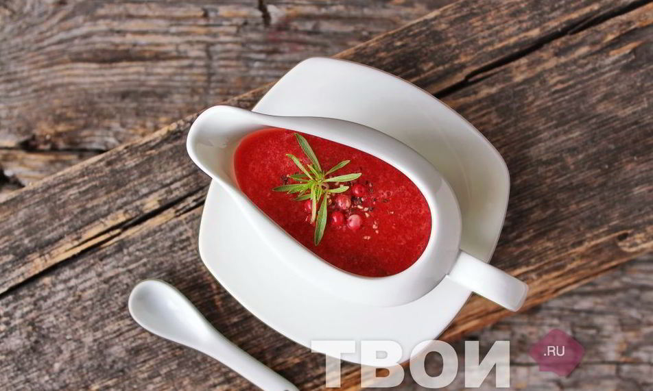 Рецепт клубничный соус