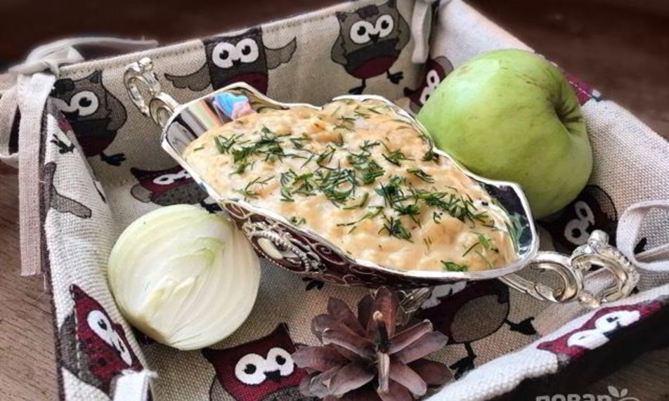 Рецепт луково-яблочный соус