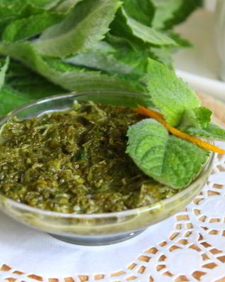 Мятно-апельсиновый соус