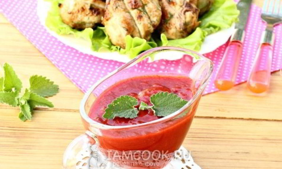 Рецепт остро-пряный клубничный соус к мясу