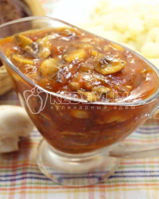 Постный грибной соус