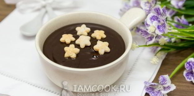 шоколадный соус на вареной сгущенке