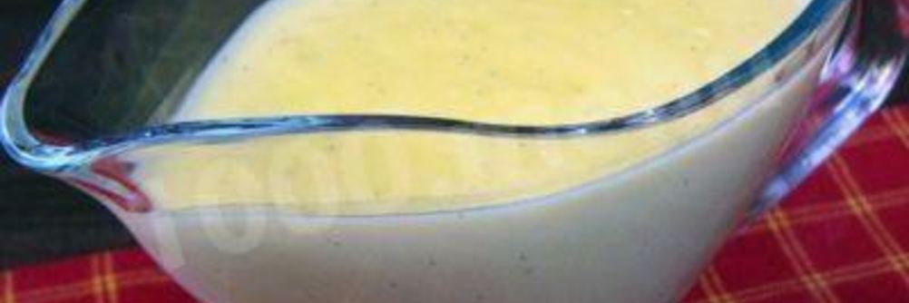 Сладкий соус молочный