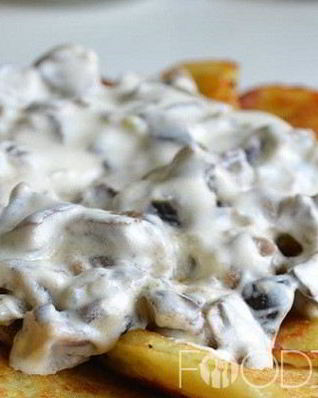 Сметанный соус с грибами