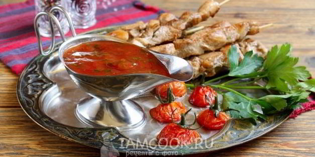 соус для шашлыка из томатной пасты