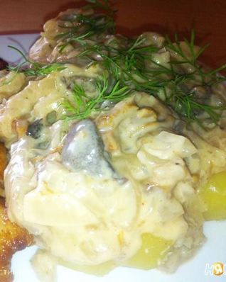 Соус из белых грибов