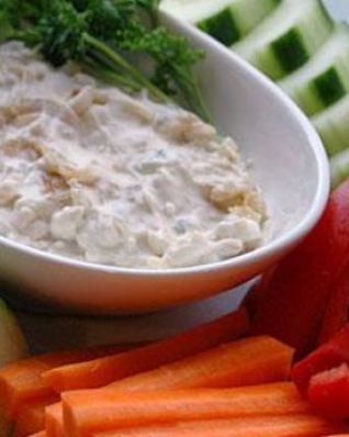 Соус из голубого сыра и шалота