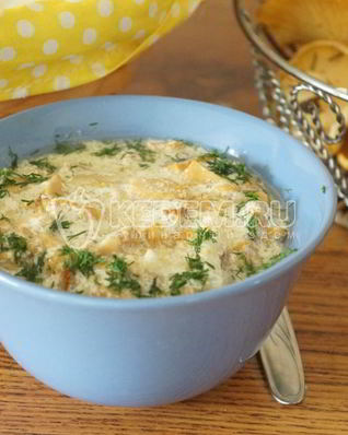 Соус из лисичек