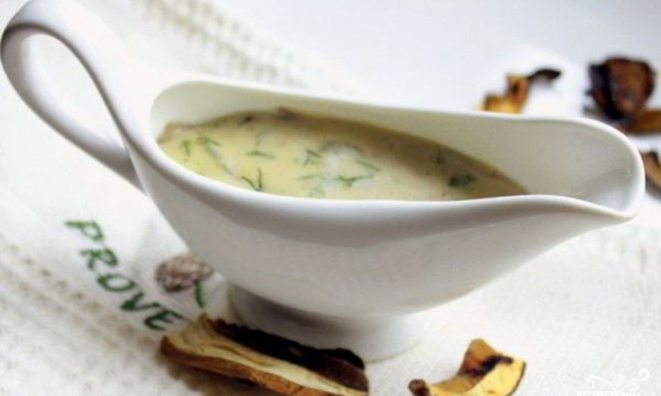 Рецепт соуса иза сушеных грибова