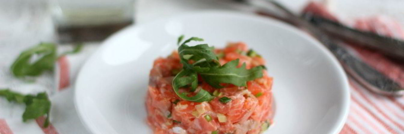 Тартар из лосося