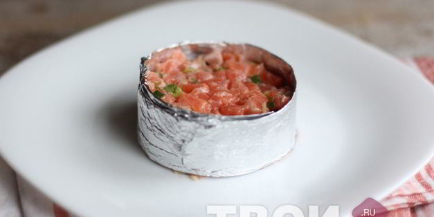 тартар из лосося