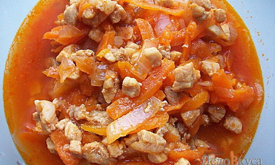 Рецепт томатный соус с мясом