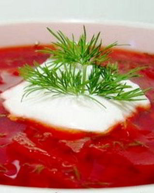 Борщ без мяса в мультиварке