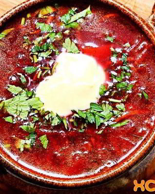 Борщ без мяса