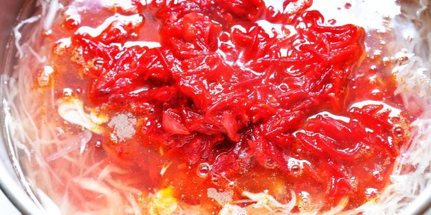 борщ без мяса