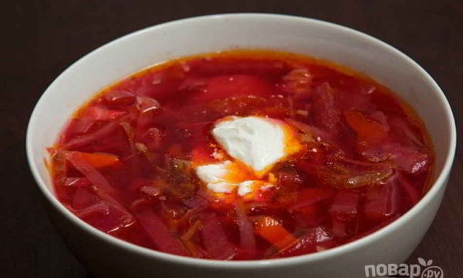 Рецепт борщ без томатной пасты