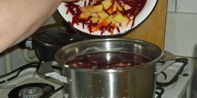 борщ диетический за 20 минут