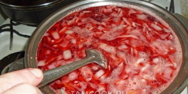 борщ диетический за 20 минут