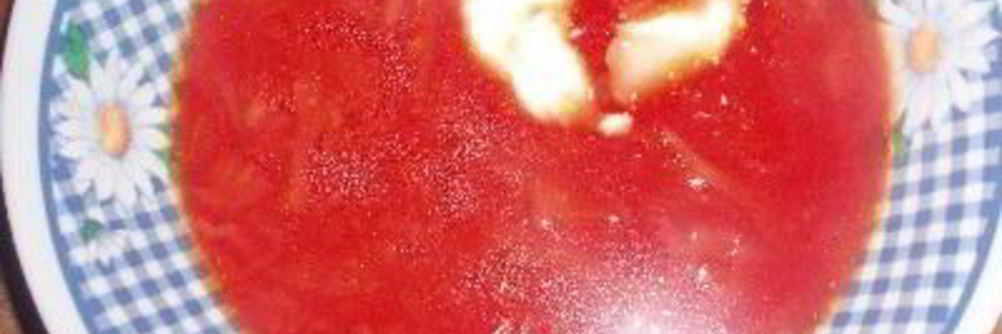 Борщ домашний