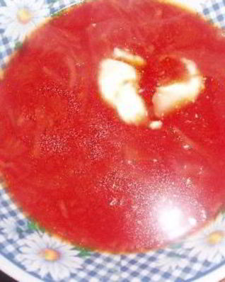 Борщ домашний
