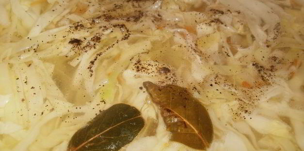борщ из капусты