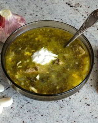 Борщ из крапивы