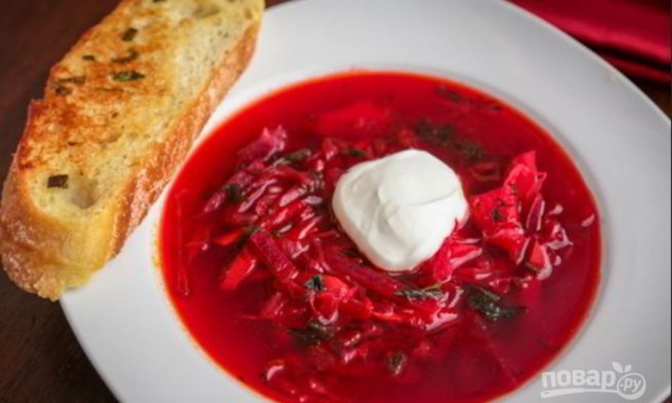 Рецепт борщ из курицы