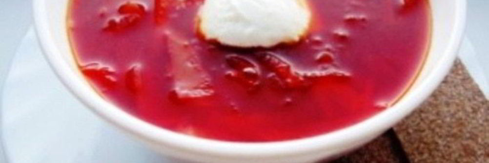 Борщ из свинины