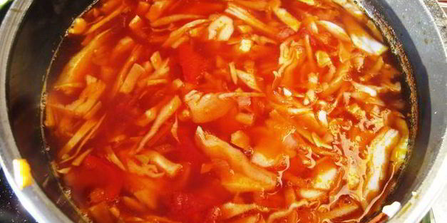 борщ из свинины