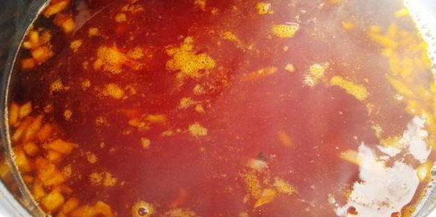 борщ из свинины