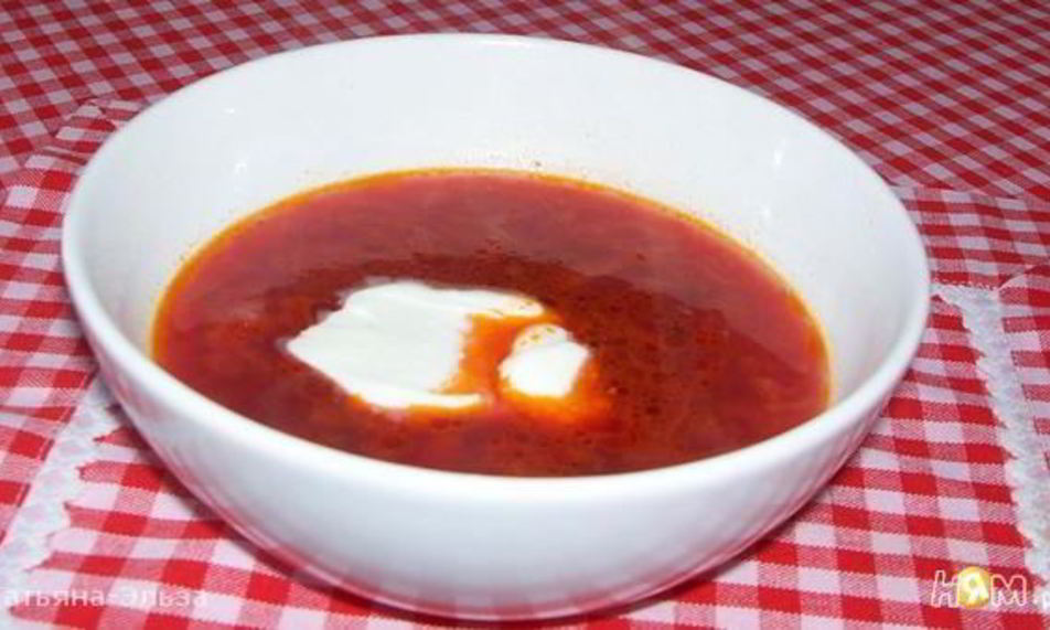 Рецепт борщ кубанский