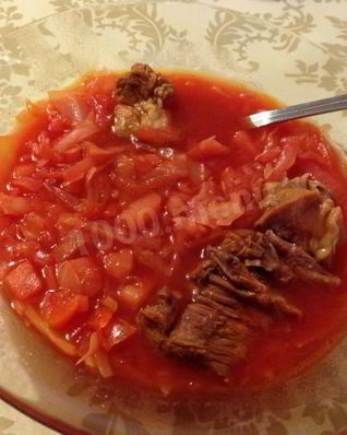 Борщ легкий